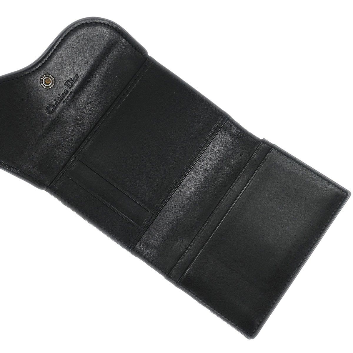 Dior Christian Dior Saddle Flap Wallet Diorissimo Canvas Size ONE SIZE - 3 Thumbnail