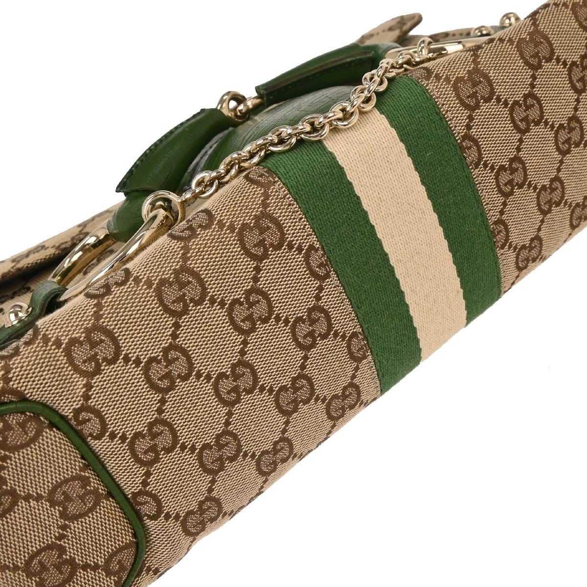 Gucci Gucci Horsebit Web Flap Shoulder Bag GG Canvas Size ONE SIZE - 9 Thumbnail