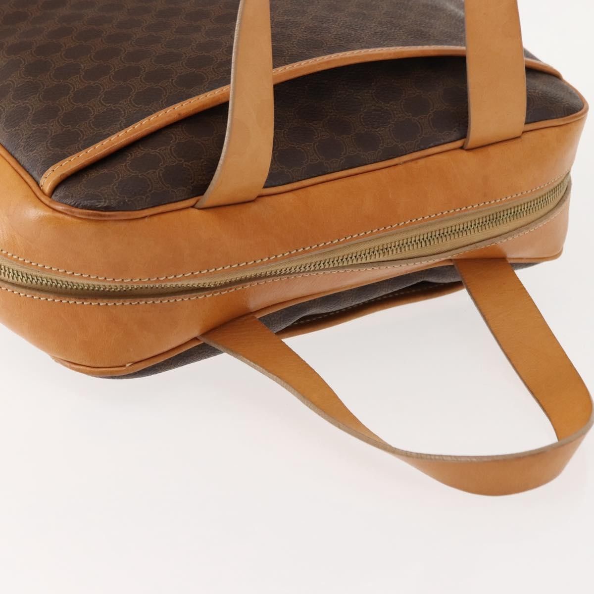Celine Celine Vintage Macadam Handbag Canvas and Leather Size ONE SIZE - 15 Thumbnail