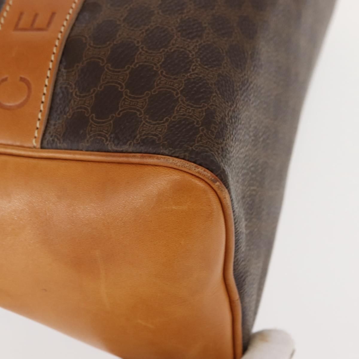 Celine Celine Vintage Macadam Handbag Canvas and Leather Size ONE SIZE - 9 Thumbnail