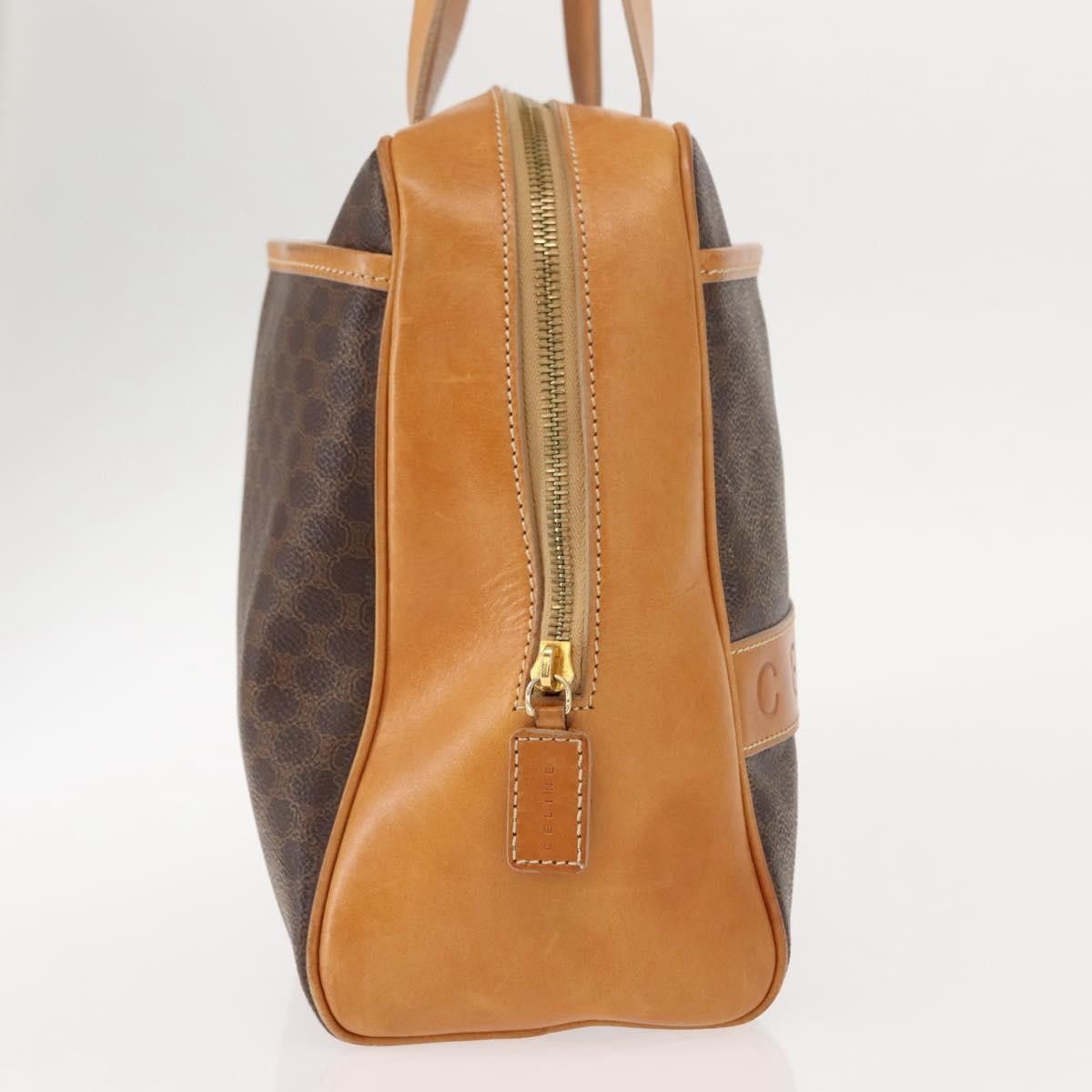 Celine Celine Vintage Macadam Handbag Canvas and Leather Size ONE SIZE - 4 Thumbnail