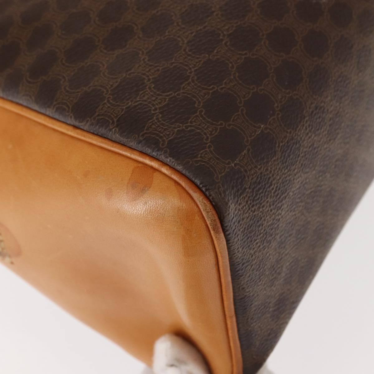 Celine Celine Vintage Macadam Handbag Canvas and Leather Size ONE SIZE - 12 Thumbnail