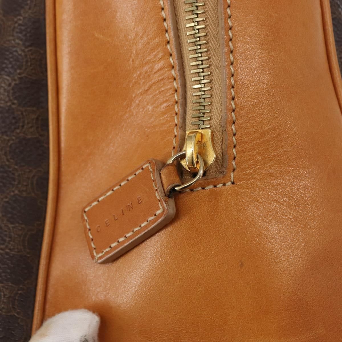 Celine Celine Vintage Macadam Handbag Canvas and Leather Size ONE SIZE - 13 Thumbnail