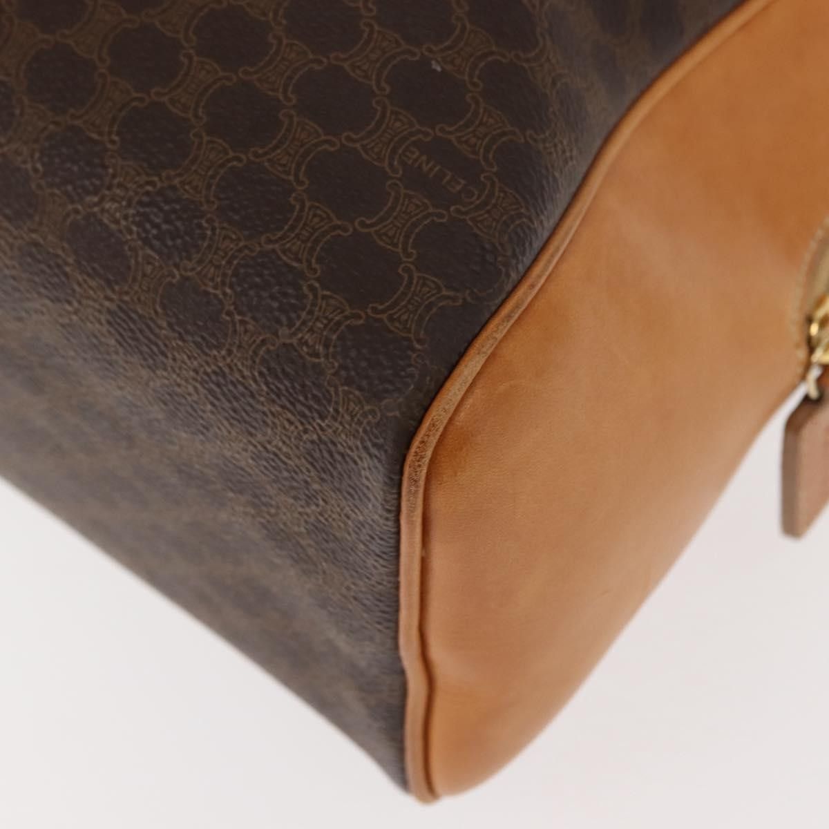 Celine Celine Vintage Macadam Handbag Canvas and Leather Size ONE SIZE - 11 Thumbnail