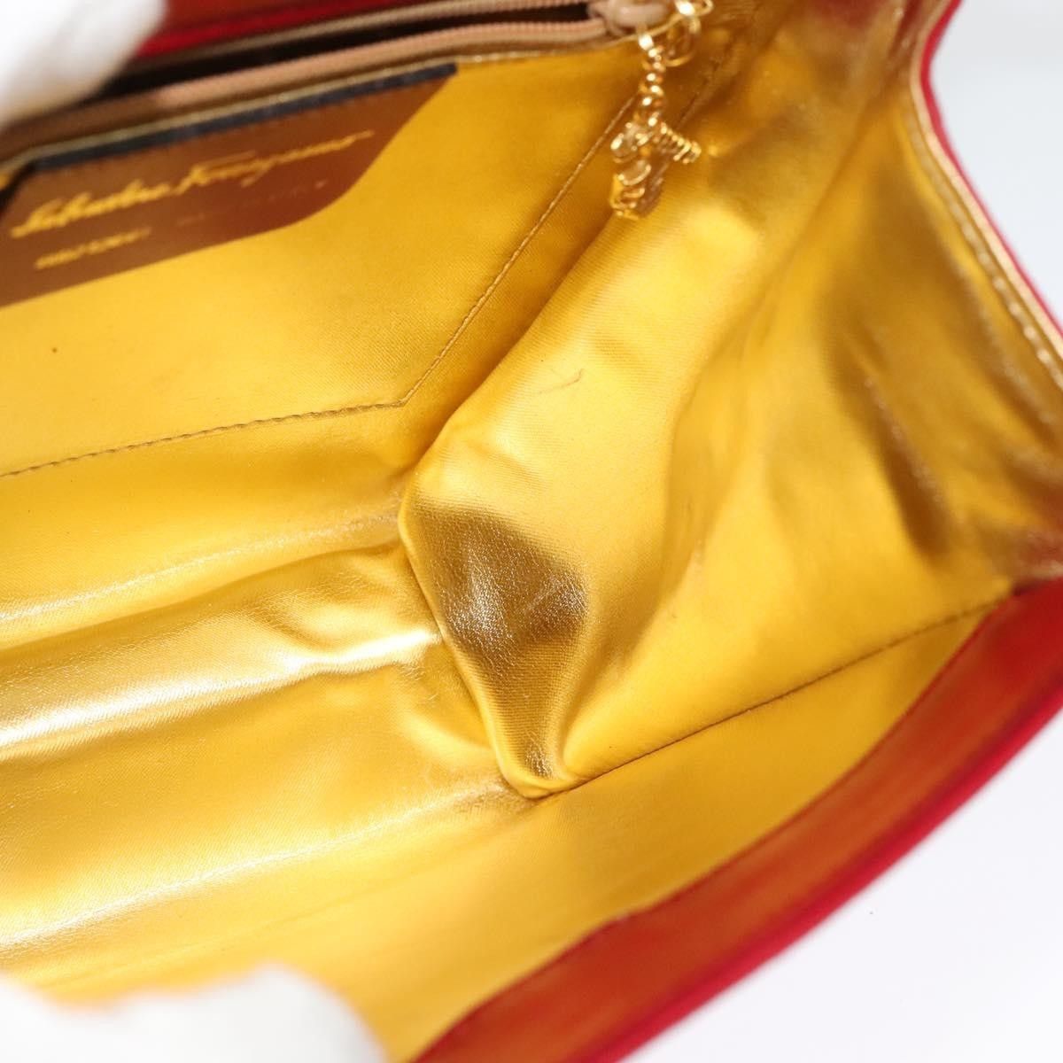Salvatore Ferragamo Salvatore Ferragamo Shoulder Bag Leather Size ONE SIZE - 19 Thumbnail