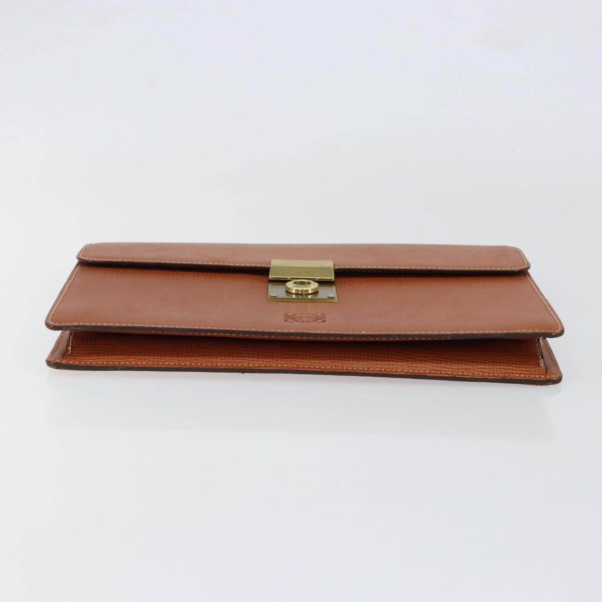 Loewe Loewe Anagram Clutch Bag Leather Size ONE SIZE - 13 Thumbnail
