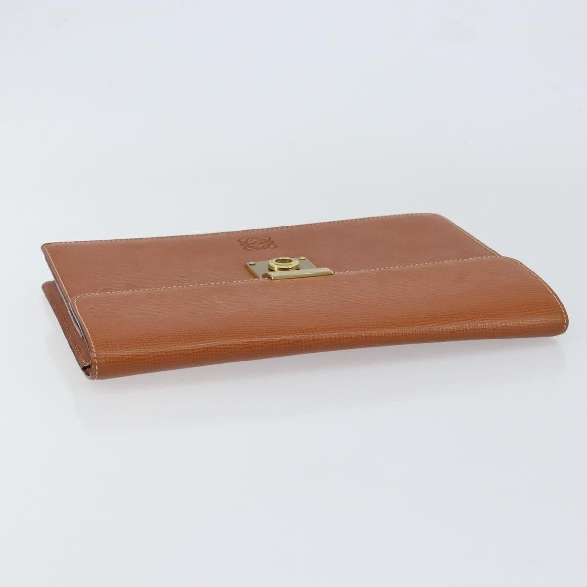 Loewe Loewe Anagram Clutch Bag Leather Size ONE SIZE - 8 Thumbnail