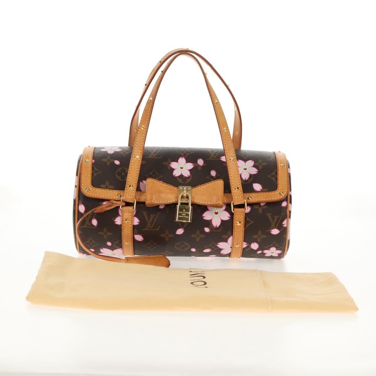 Louis Vuitton Louis Vuitton Papillon Handbag Limited Edition Cherry Blossom Monogram Size ONE SIZE - 12 Thumbnail