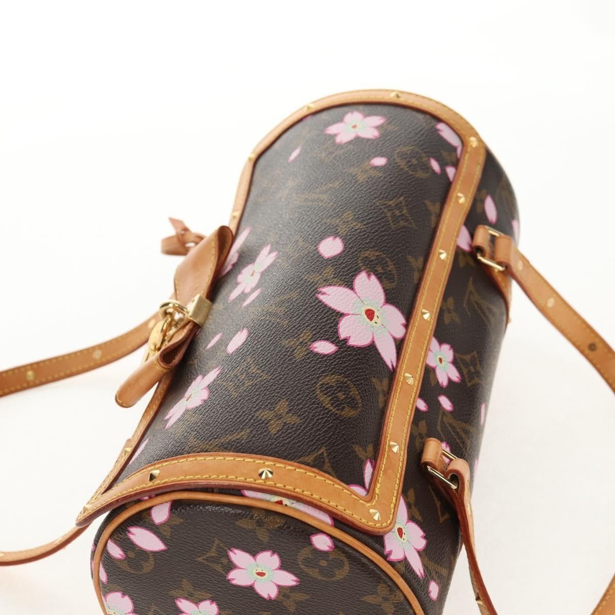 Louis Vuitton Louis Vuitton Papillon Handbag Limited Edition Cherry Blossom Monogram Size ONE SIZE - 15 Thumbnail