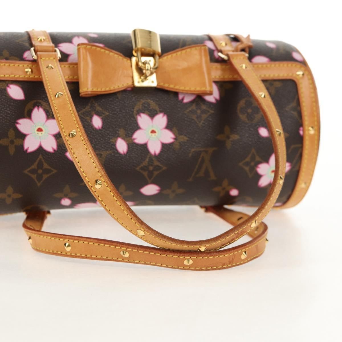 Louis Vuitton Louis Vuitton Papillon Handbag Limited Edition Cherry Blossom Monogram Size ONE SIZE - 16 Thumbnail
