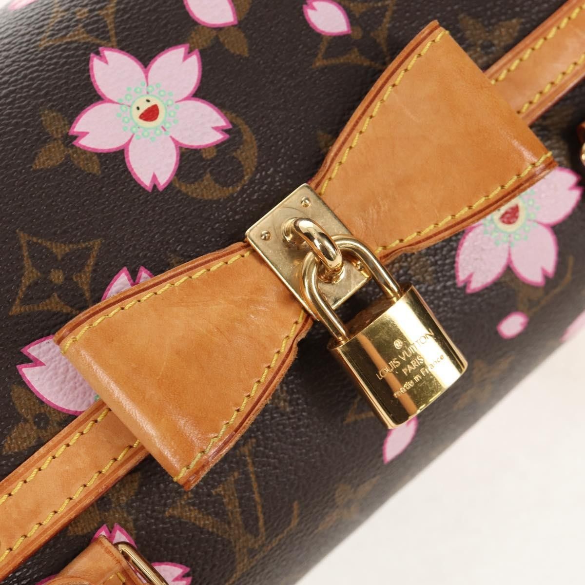 Louis Vuitton Louis Vuitton Papillon Handbag Limited Edition Cherry Blossom Monogram Size ONE SIZE - 21 Thumbnail