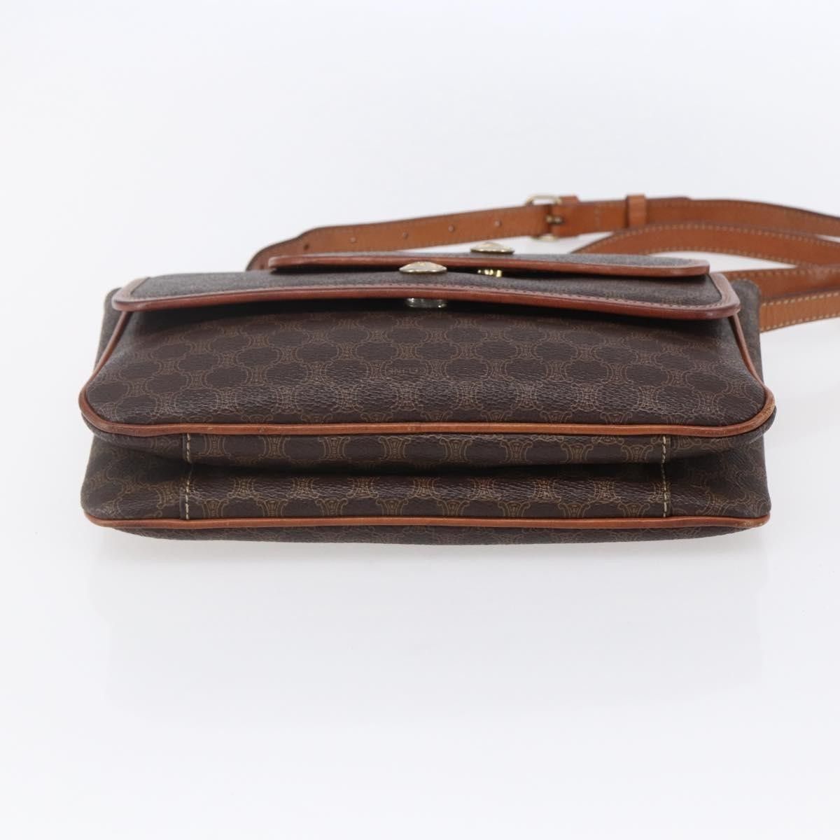 Celine Celine Vintage Macadam Shoulder Bag Canvas and Leather Size ONE SIZE - 16 Thumbnail