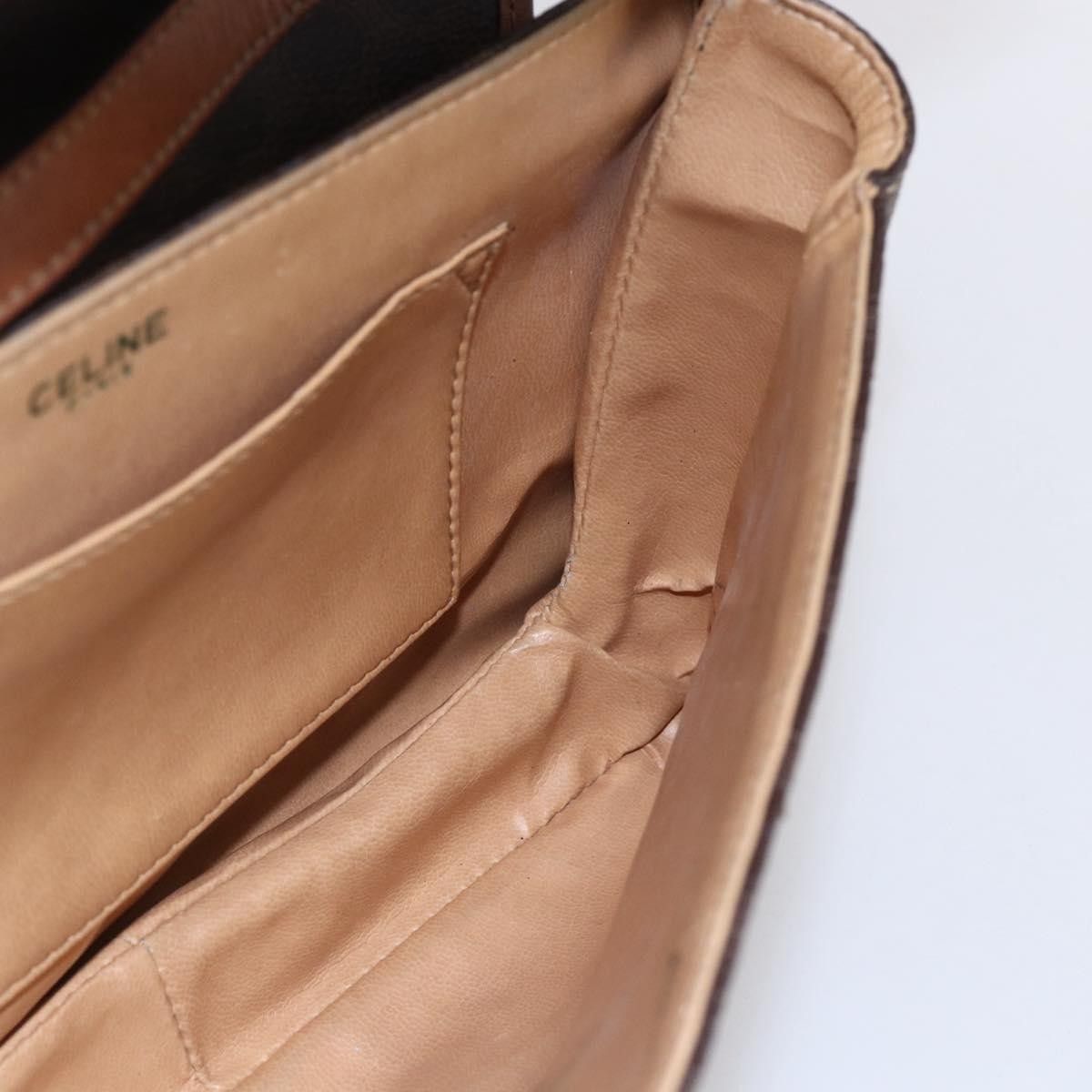 Celine Celine Vintage Macadam Shoulder Bag Canvas and Leather Size ONE SIZE - 18 Thumbnail