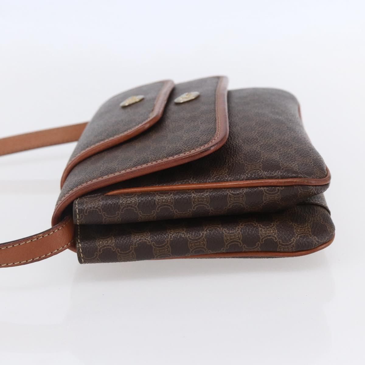 Celine Celine Vintage Macadam Shoulder Bag Canvas and Leather Size ONE SIZE - 3 Thumbnail