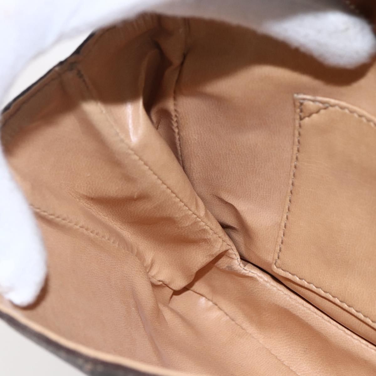Celine Celine Vintage Macadam Shoulder Bag Canvas and Leather Size ONE SIZE - 19 Thumbnail