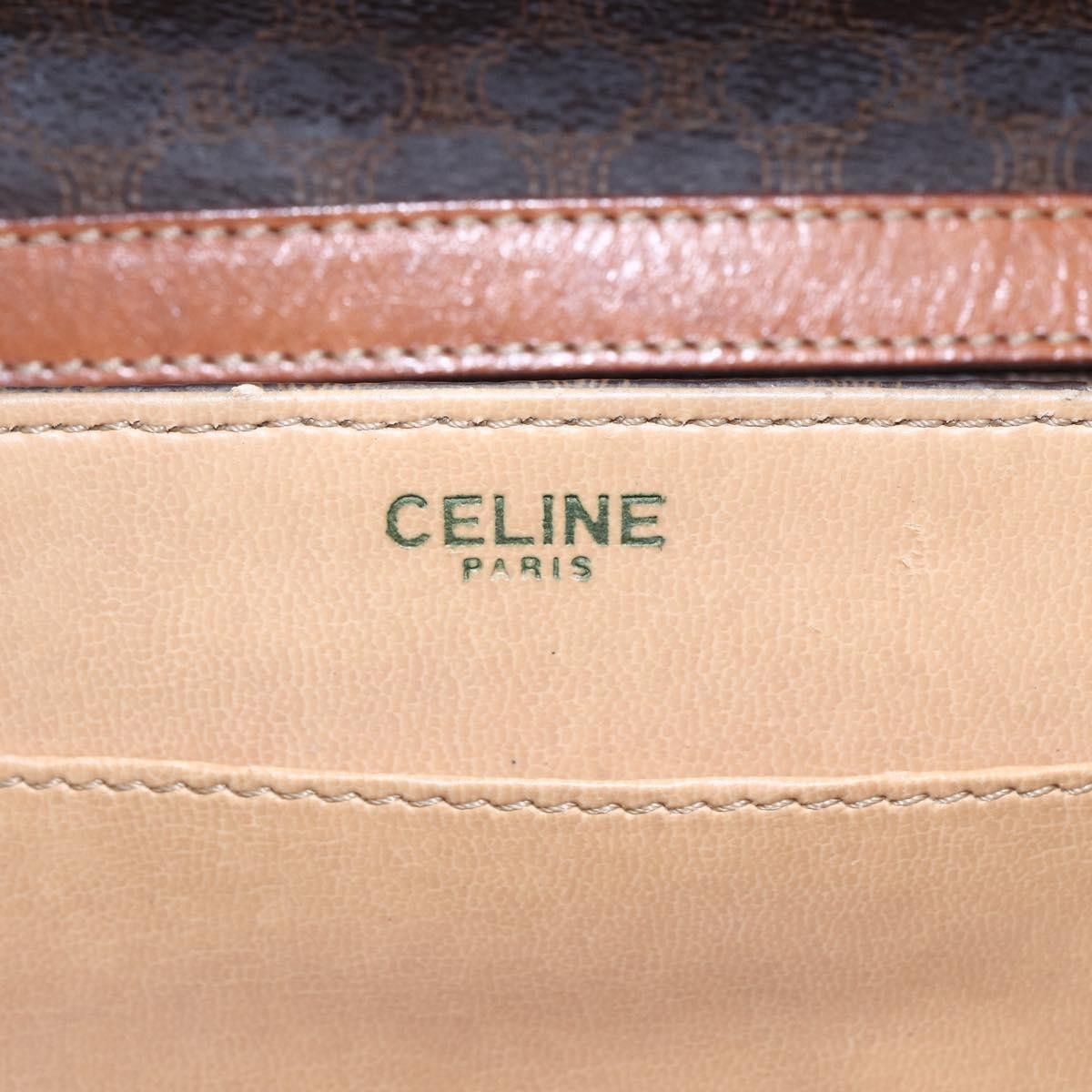 Celine Celine Vintage Macadam Shoulder Bag Canvas and Leather Size ONE SIZE - 6 Thumbnail