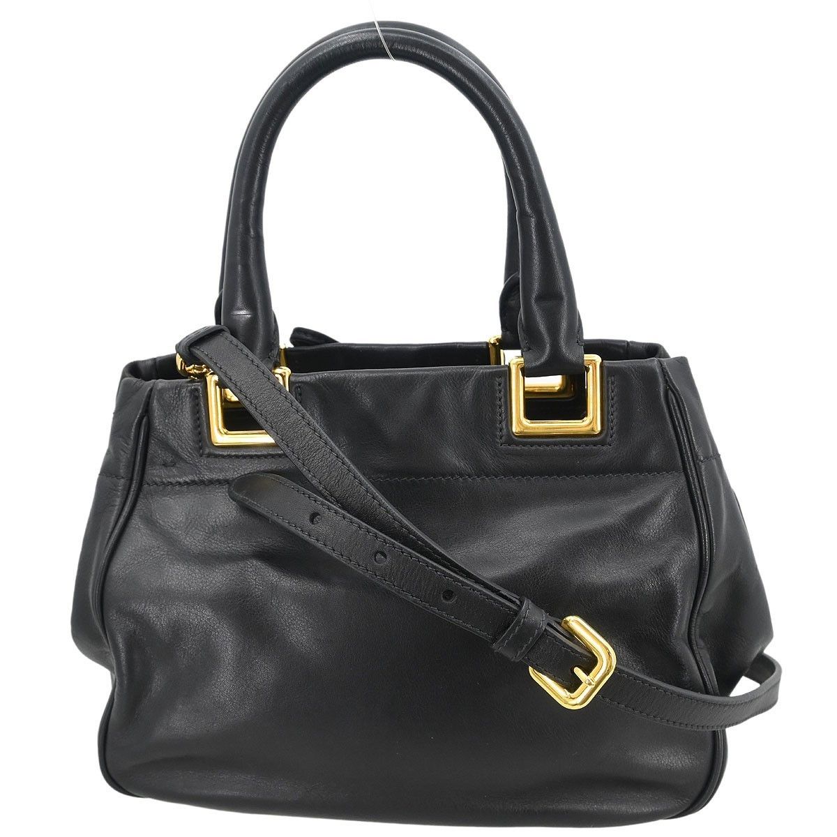 Prada Prada Convertible Bow Tote Soft Calf Size ONE SIZE - 2 Thumbnail