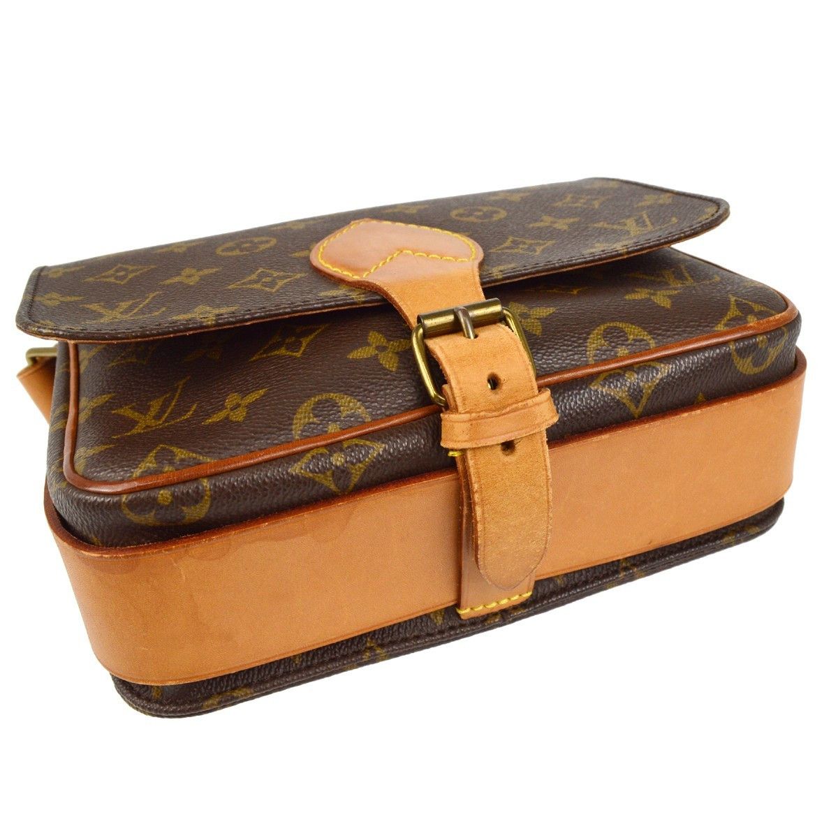 Louis Vuitton Louis Vuitton Cartouchiere Handbag Monogram Canvas Size ONE SIZE - 4 Thumbnail