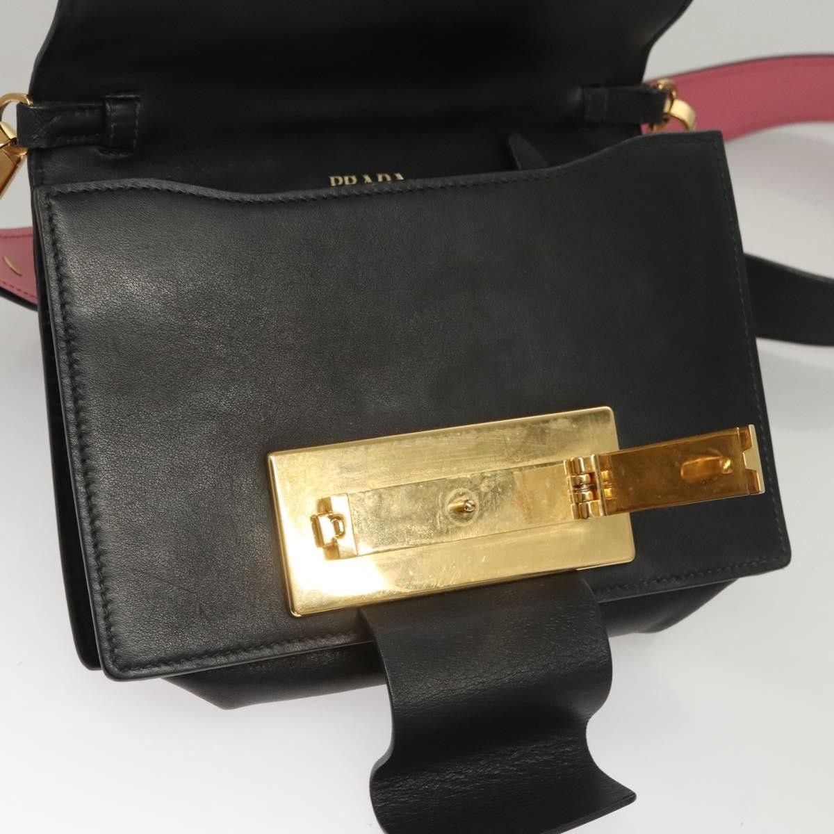 Prada Prada Metal Ribbon Shoulder Bag City Calfskin Size ONE SIZE - 17 Thumbnail