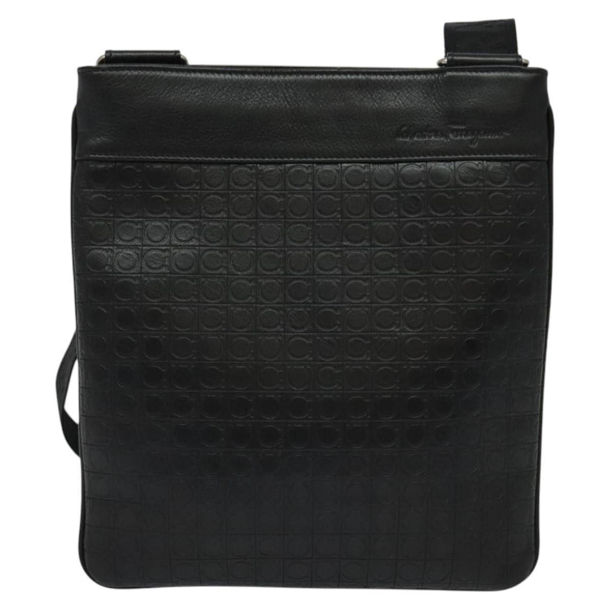 Salvatore Ferragamo Salvatore Ferragamo Gancini Shoulder Bag Leather Size ONE SIZE - 2 Thumbnail