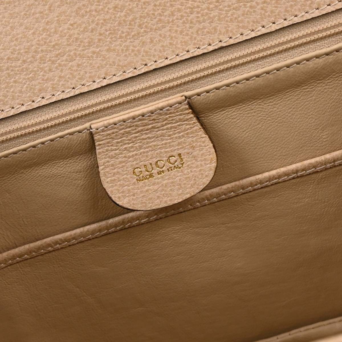 Gucci Gucci Vintage Convertible Bamboo Top Handle Bag Leather Size ONE SIZE - 4 Thumbnail