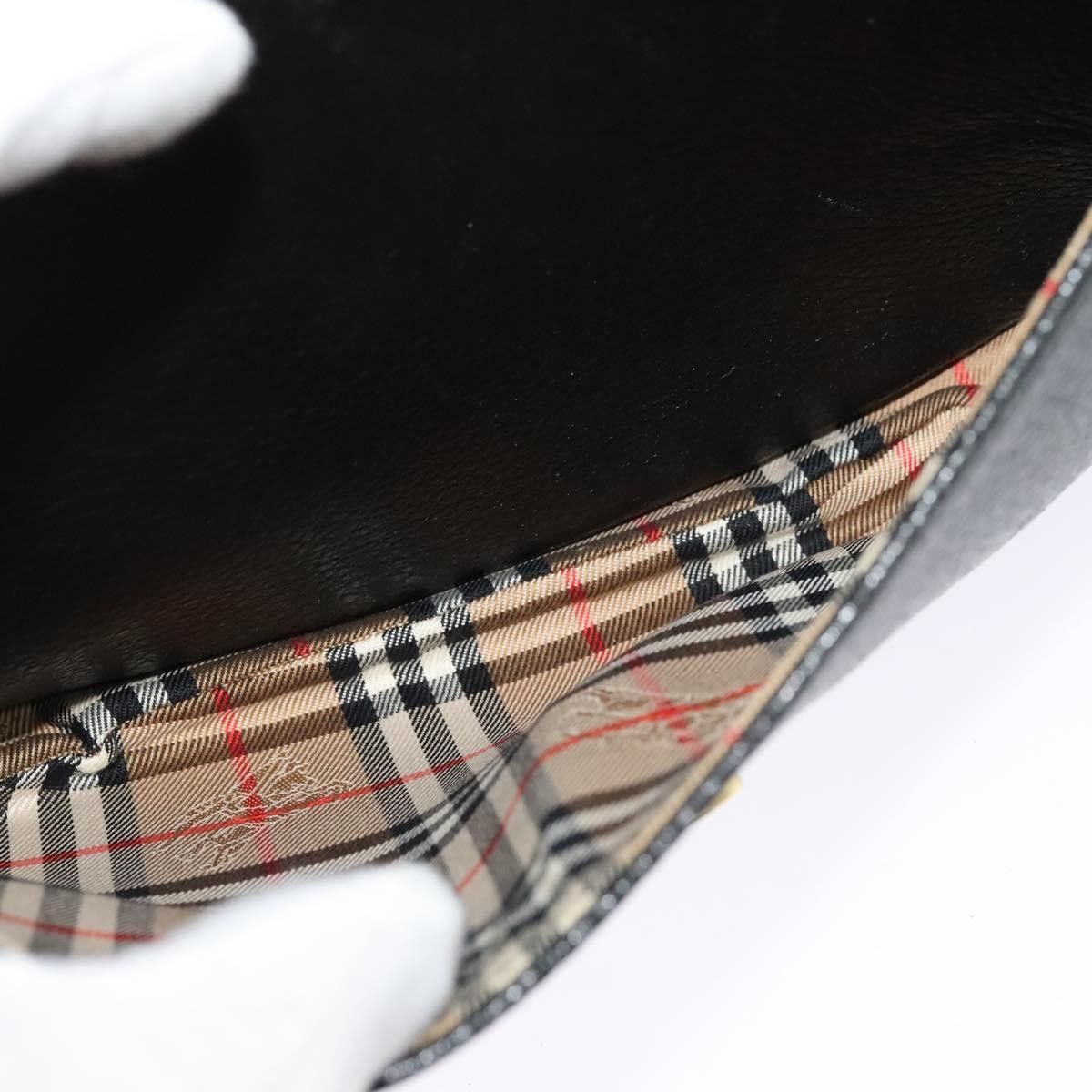 Burberry Burberry Flap Shoulder Bag Leather Size ONE SIZE - 21 Thumbnail