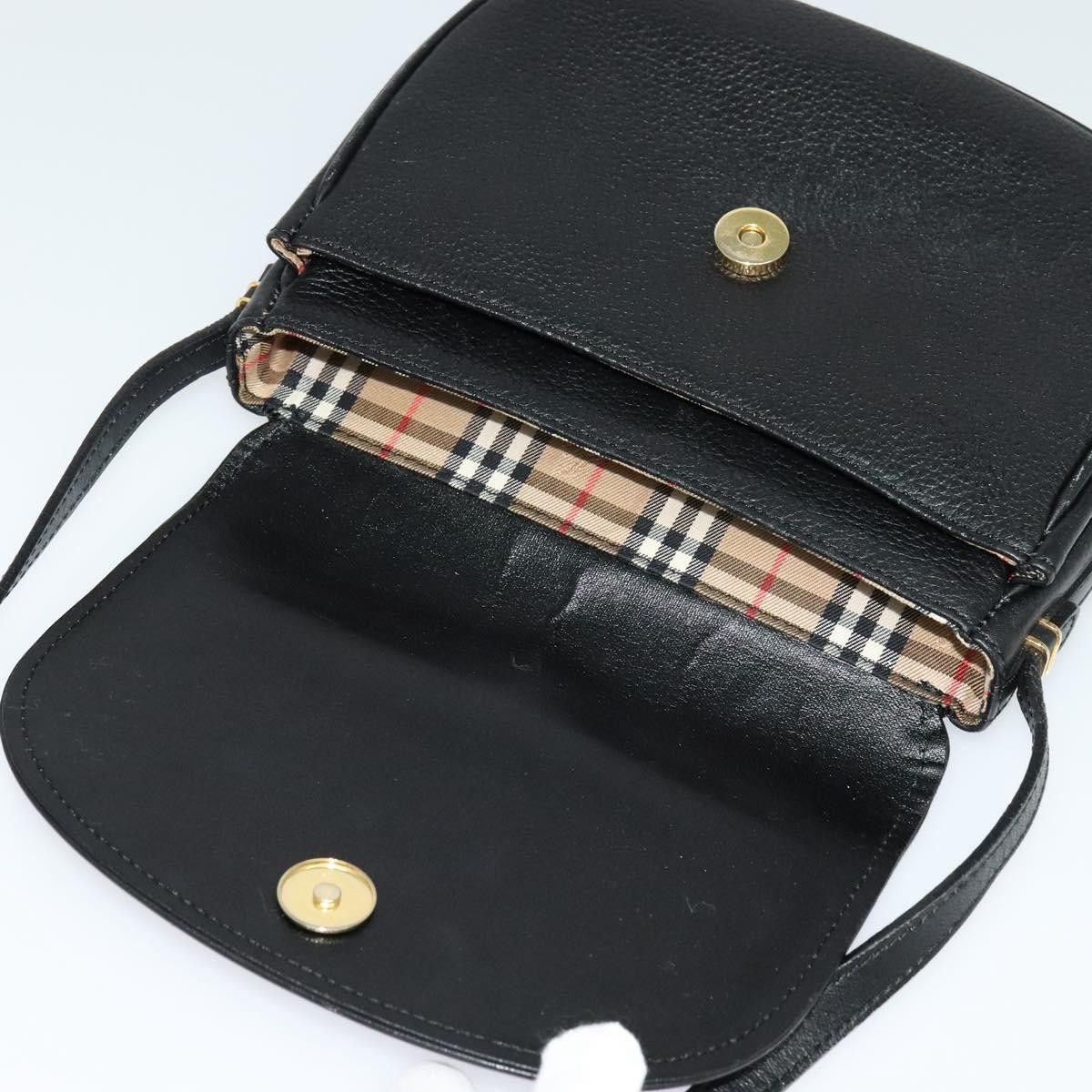 Burberry Burberry Flap Shoulder Bag Leather Size ONE SIZE - 16 Thumbnail