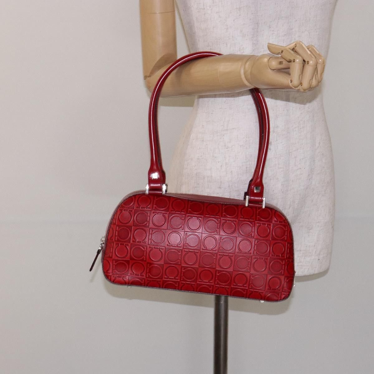 Salvatore Ferragamo Salvatore Ferragamo Gancini Shoulder Bag Leather Size ONE SIZE - 13 Thumbnail
