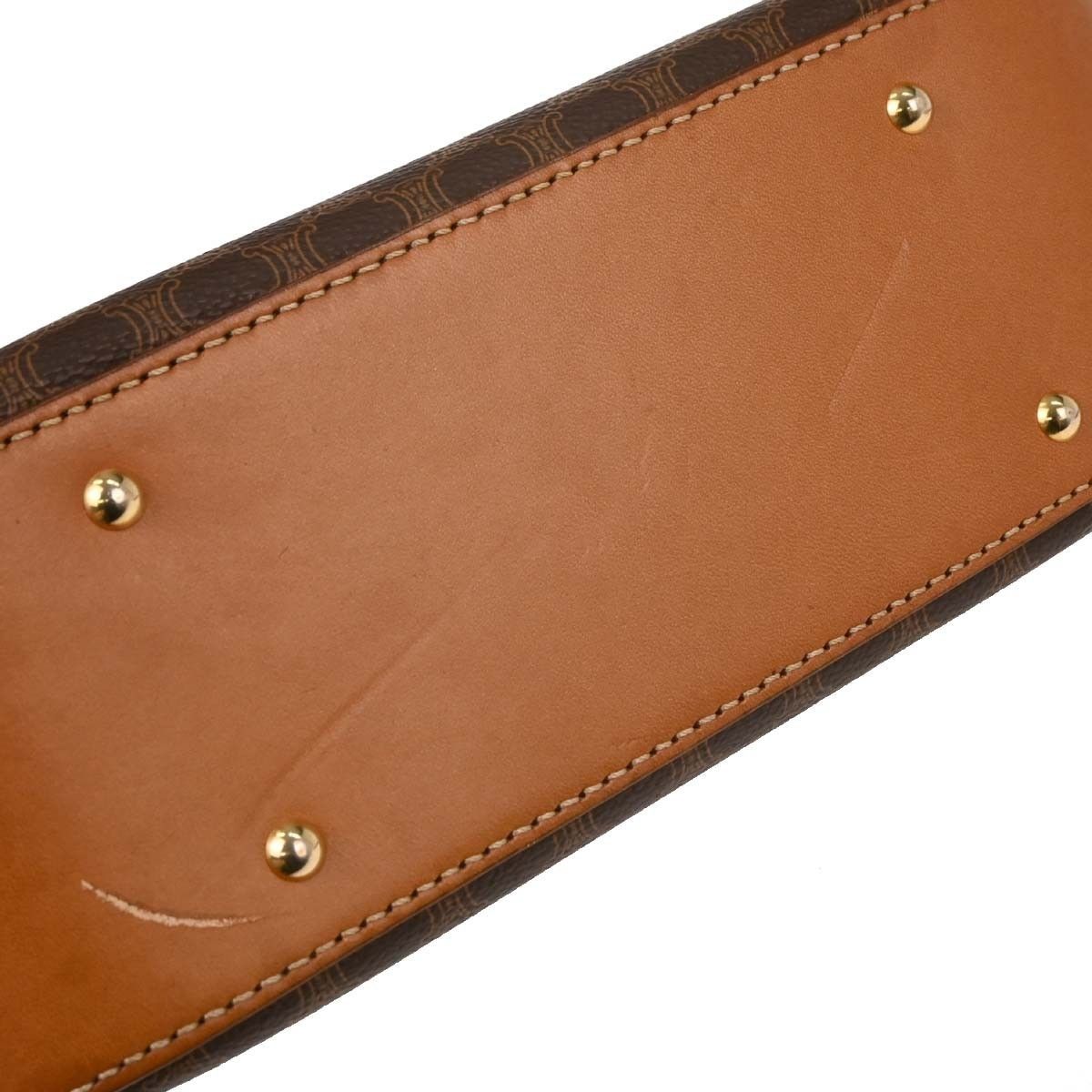 Celine Celine Vintage Convertible Top Handle Bag Macadam Coated Canvas Size ONE SIZE - 6 Thumbnail