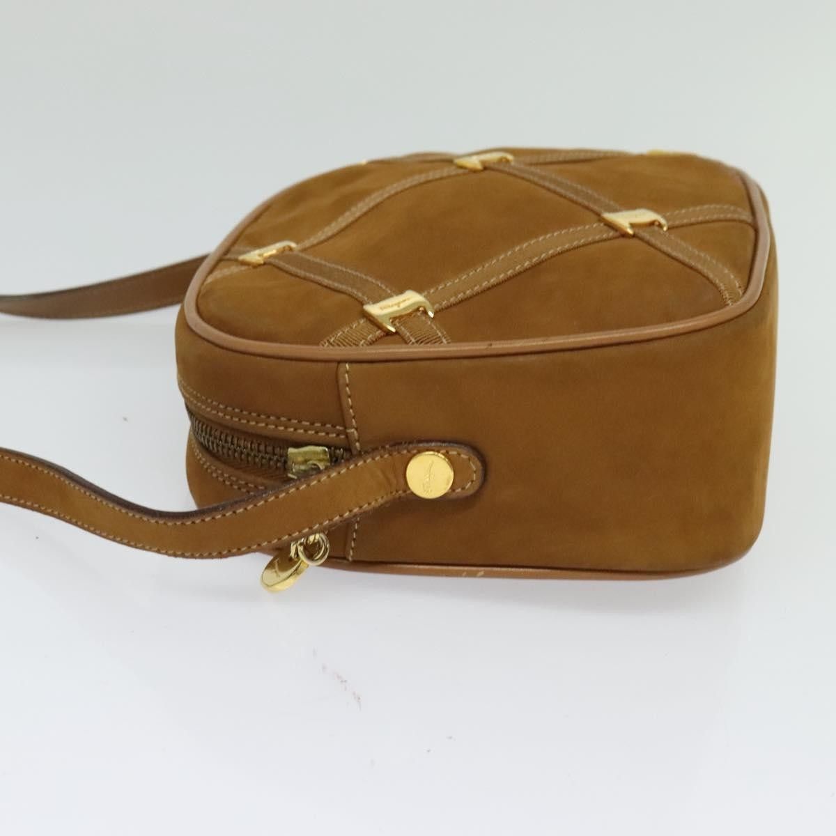Salvatore Ferragamo Salvatore Ferragamo Vala Shoulder Bag Suede Size ONE SIZE - 3 Thumbnail
