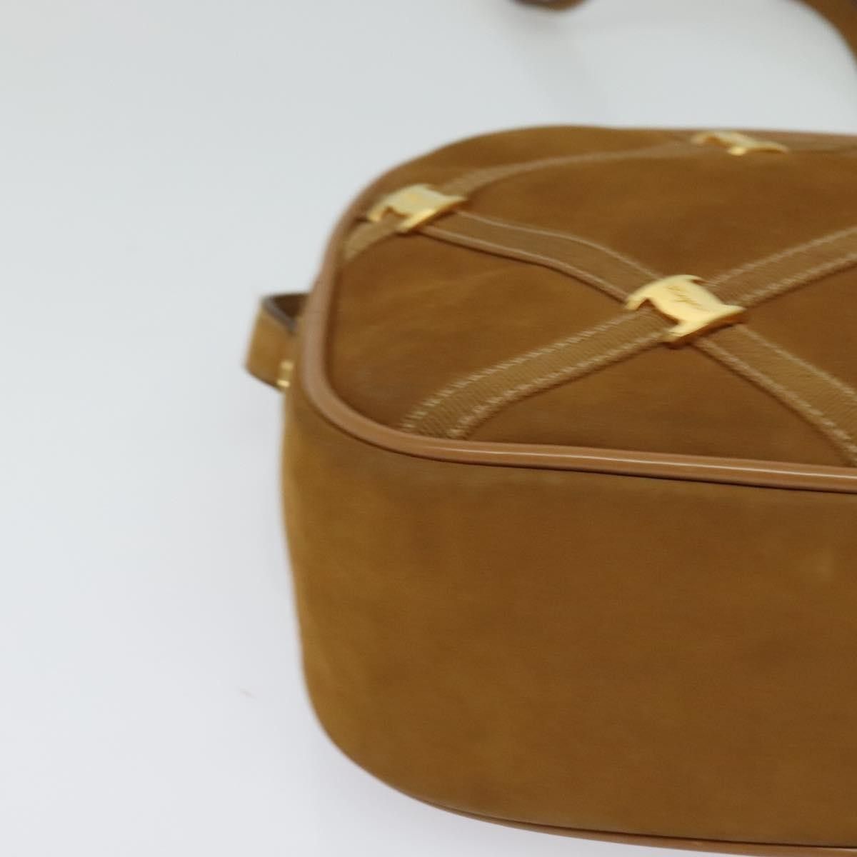 Salvatore Ferragamo Salvatore Ferragamo Vala Shoulder Bag Suede Size ONE SIZE - 8 Thumbnail