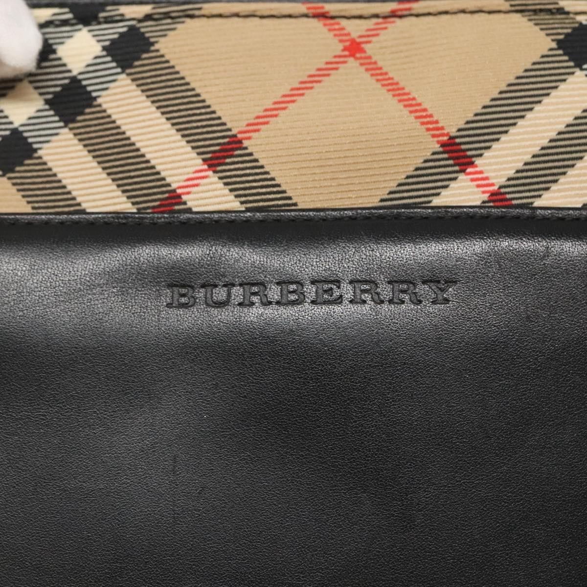 Burberry Burberry Nova Check Tote Canvas and Leather Size ONE SIZE - 19 Thumbnail
