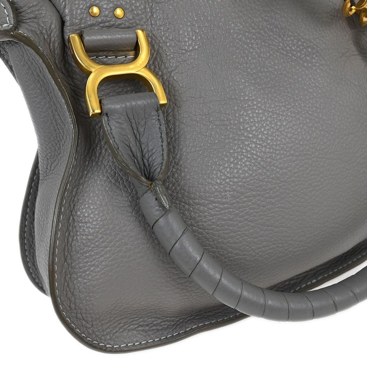 Chloe Chloe Marcie Satchel Leather Size ONE SIZE - 7 Thumbnail