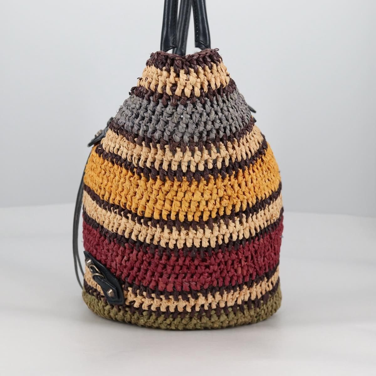 Balenciaga Balenciaga Panier Basket Tote Woven Raffia Size ONE SIZE - 3 Thumbnail