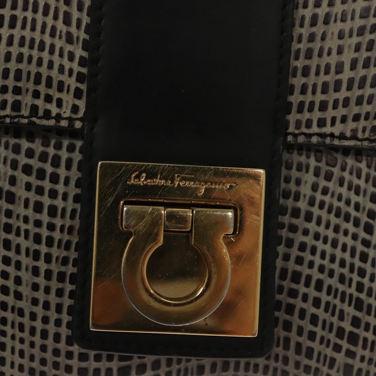 Salvatore Ferragamo Salvatore Ferragamo Gancini Shoulder Bag Leather Size ONE SIZE - 12 Thumbnail