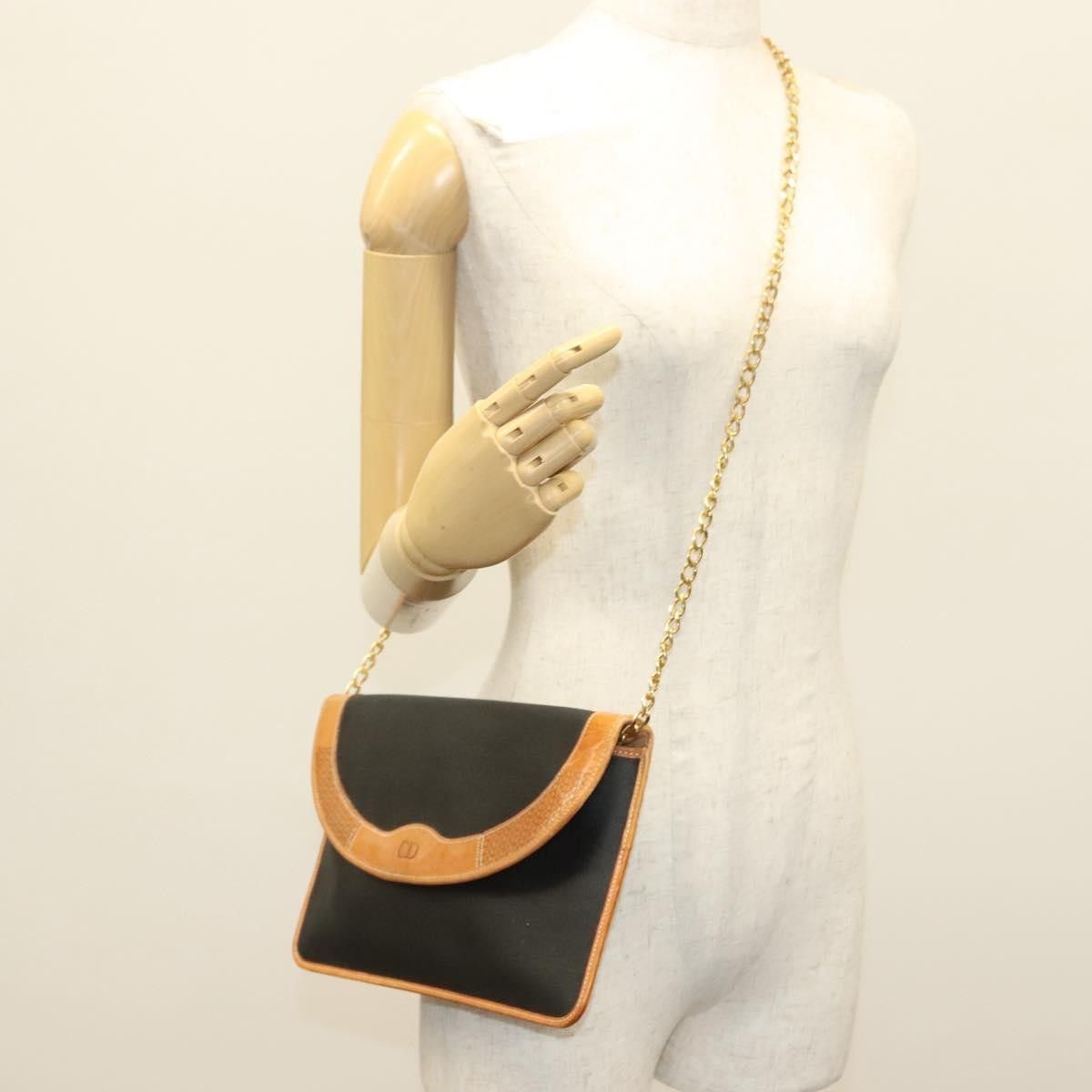 Dior Christian Dior Vintage CD Chain Flap Shoulder Bag Canvas Size ONE SIZE - 15 Thumbnail