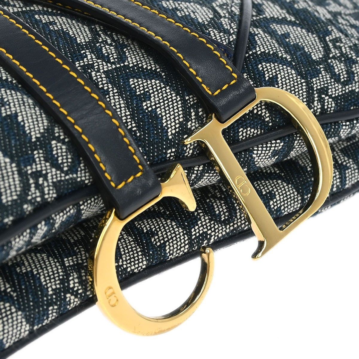 Dior Christian Dior Vintage Double Saddle Bag Diorissimo Canvas Size ONE SIZE - 6 Thumbnail