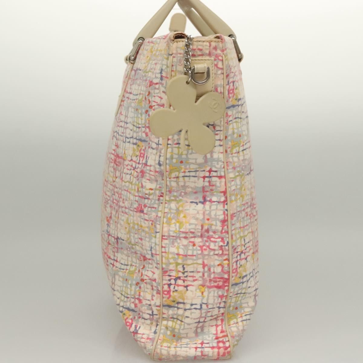 Chanel Chanel Vintage CC clover tote Canvas Size ONE SIZE - 4 Thumbnail