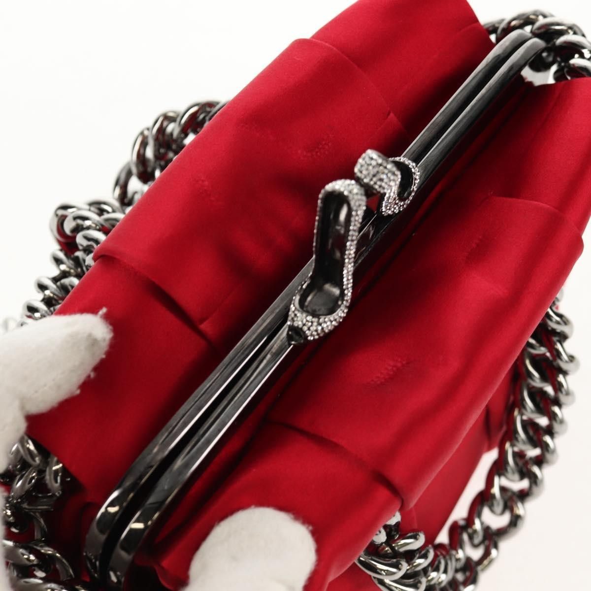 Christian Louboutin Christian Louboutin Yoyo Frame Clutch Satin Size ONE SIZE - 21 Thumbnail
