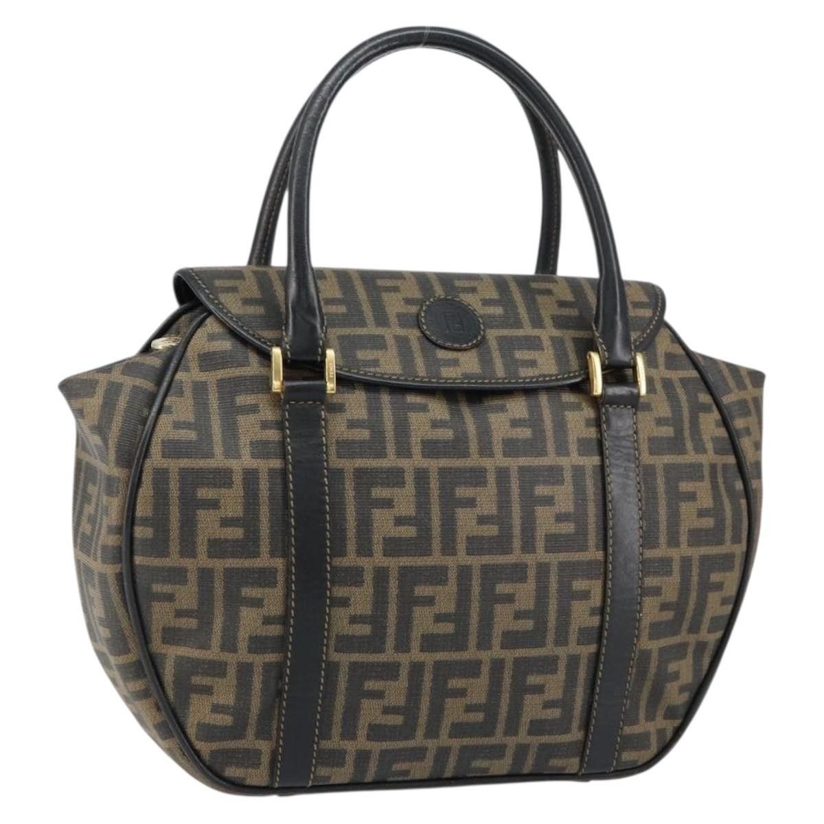 Fendi Fendi Zucca spalmati Zucca canvas spalmati flap rounded Size ONE SIZE - 14 Thumbnail