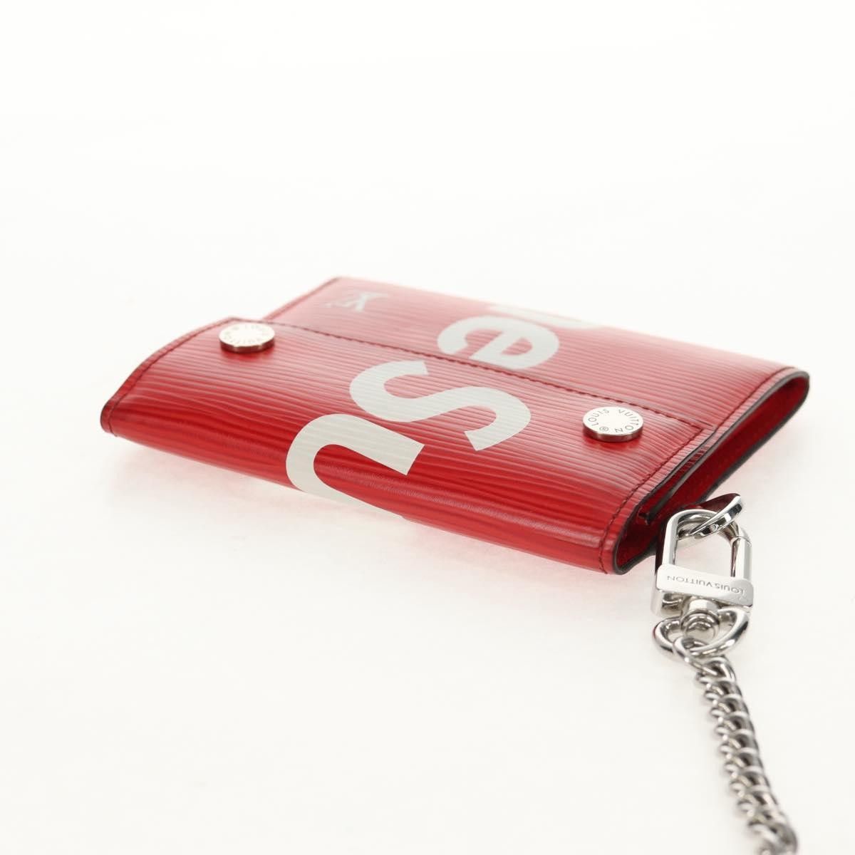 Louis Vuitton Chain Wallet Limited Edition Supreme Epi Leather