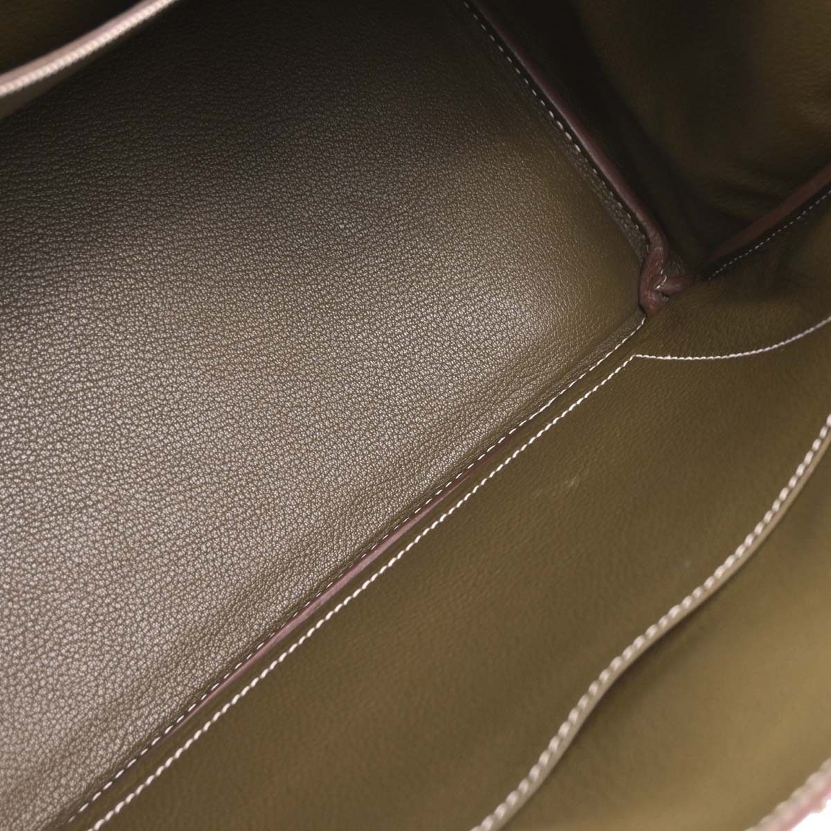 Hermes Hermes Birkin Handbag Green Togo with Palladium Hardware Size ONE SIZE - 4 Thumbnail