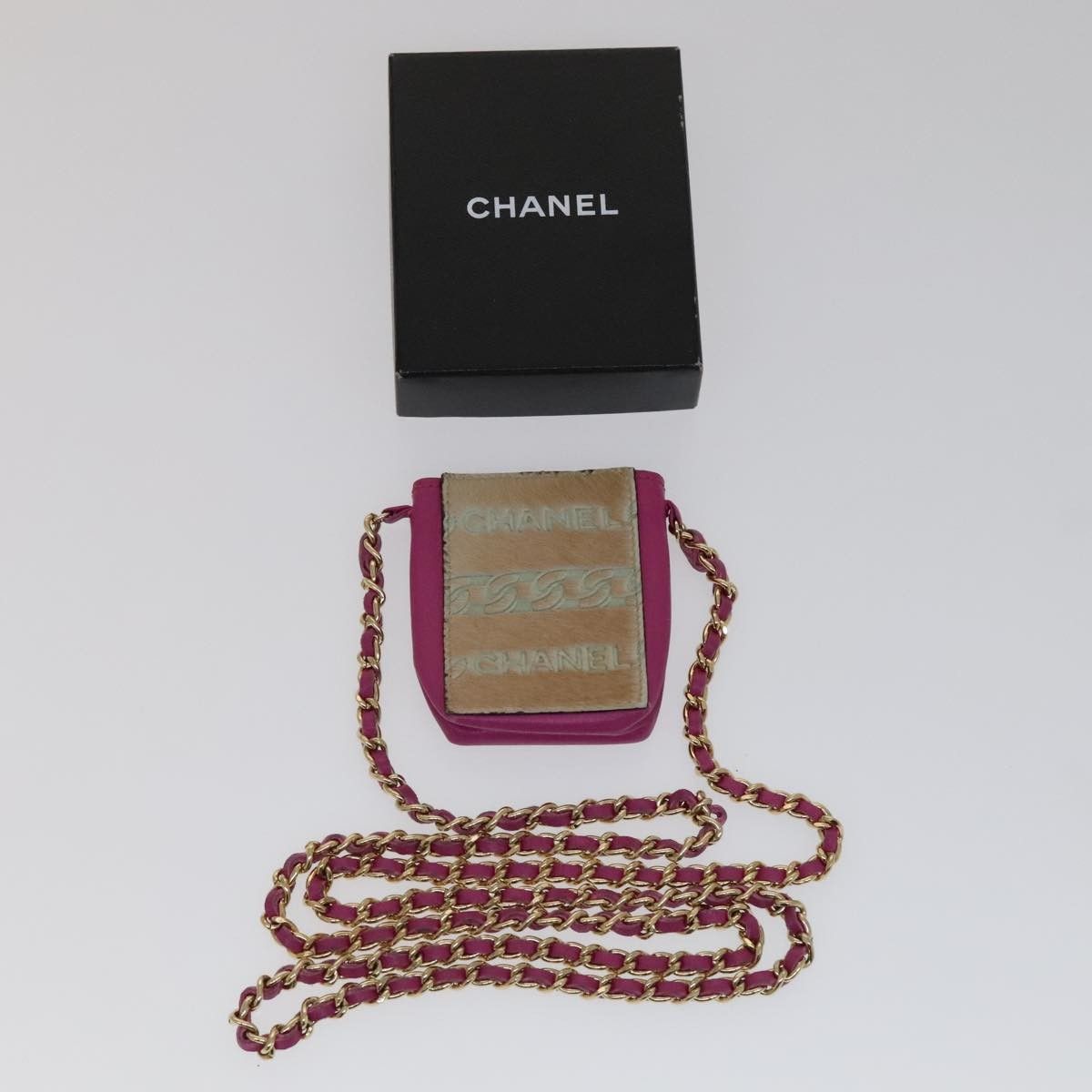 Chanel Chanel Chain Cigarette Case Leather Size ONE SIZE - 14 Thumbnail