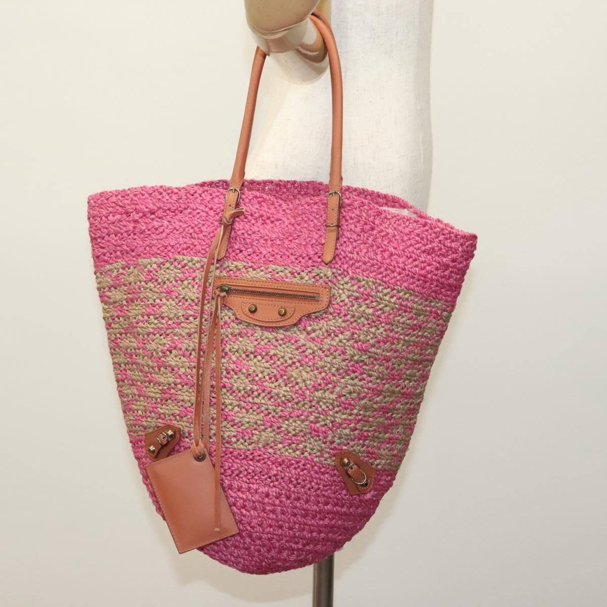 Balenciaga Balenciaga Panier Basket Tote Woven Raffia Size ONE SIZE - 16 Thumbnail