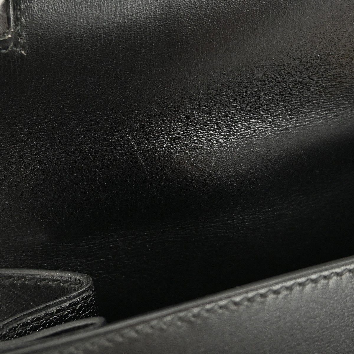 Hermes Hermes Kelly Handbag Black Box Calf with Brushed Palladium Hardware Size ONE SIZE - 9 Thumbnail