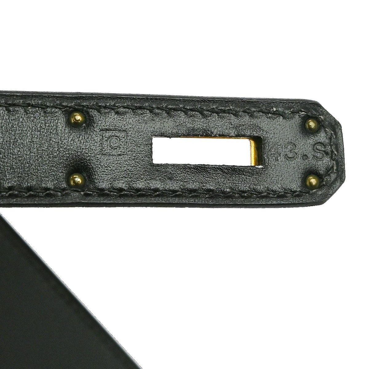 Hermes Hermes Kelly Handbag Black Box Calf with Brushed Palladium Hardware Size ONE SIZE - 5 Thumbnail