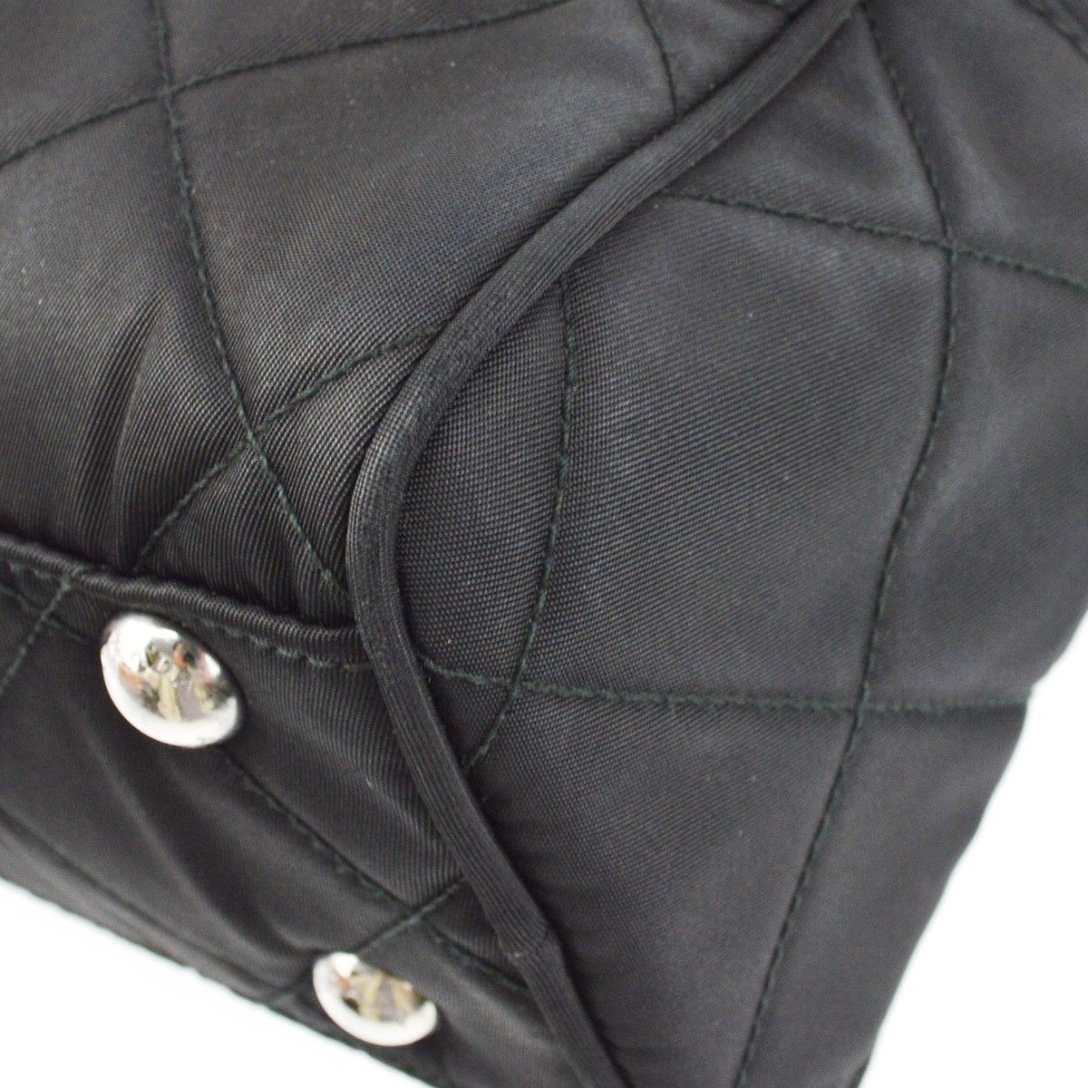Prada Prada Chain Shoulder Bag Quilted Tessuto Size ONE SIZE - 6 Thumbnail