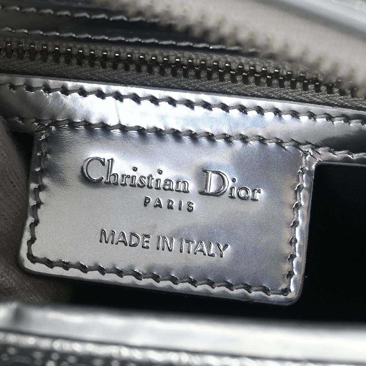 Dior Christian Dior Lady Dior Bag Micro Cannage Metallic Calfskin Size ONE SIZE - 5 Thumbnail