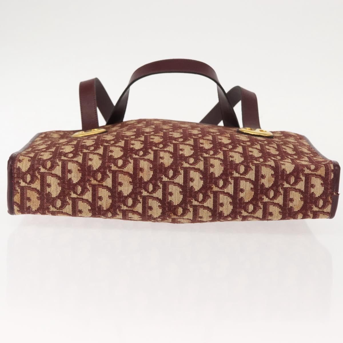 Dior Christian Dior Vintage Trotter Handbag Canvas Size ONE SIZE - 15 Thumbnail