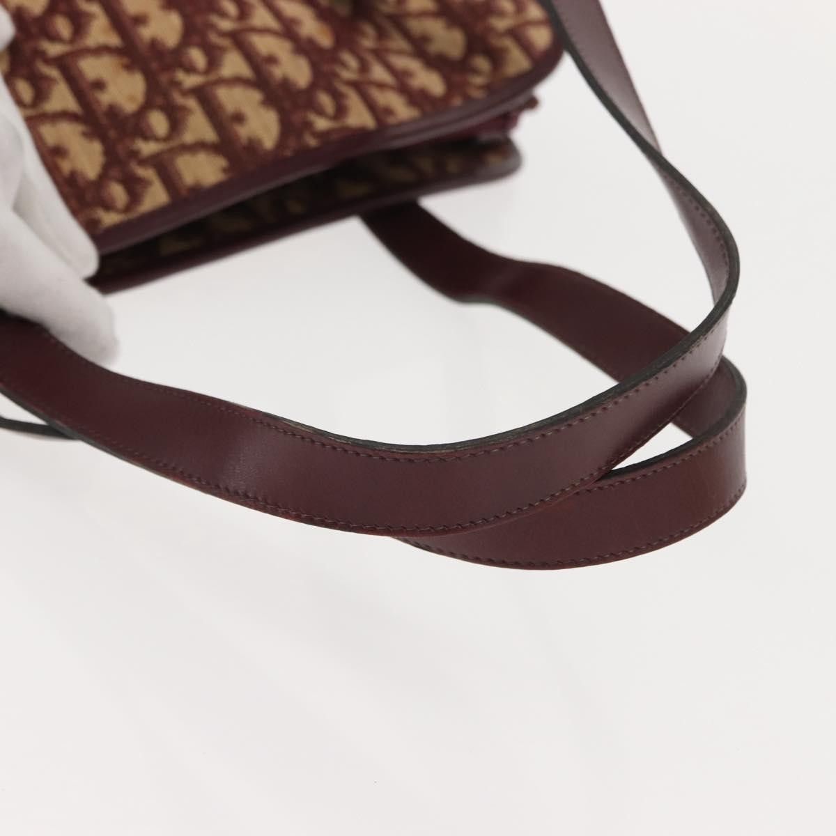 Dior Christian Dior Vintage Trotter Handbag Canvas Size ONE SIZE - 7 Thumbnail